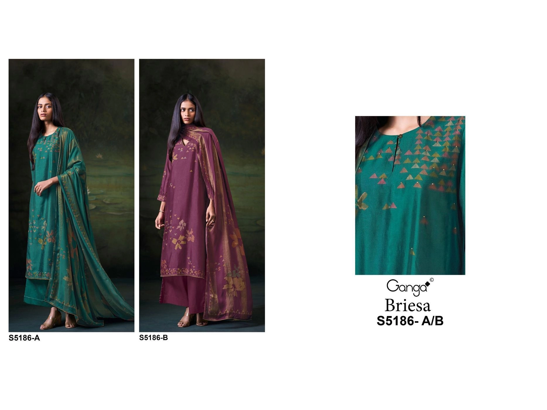 Ganga-Briesa
S5186(Rs.2090 per piece: total 2 piece) 5