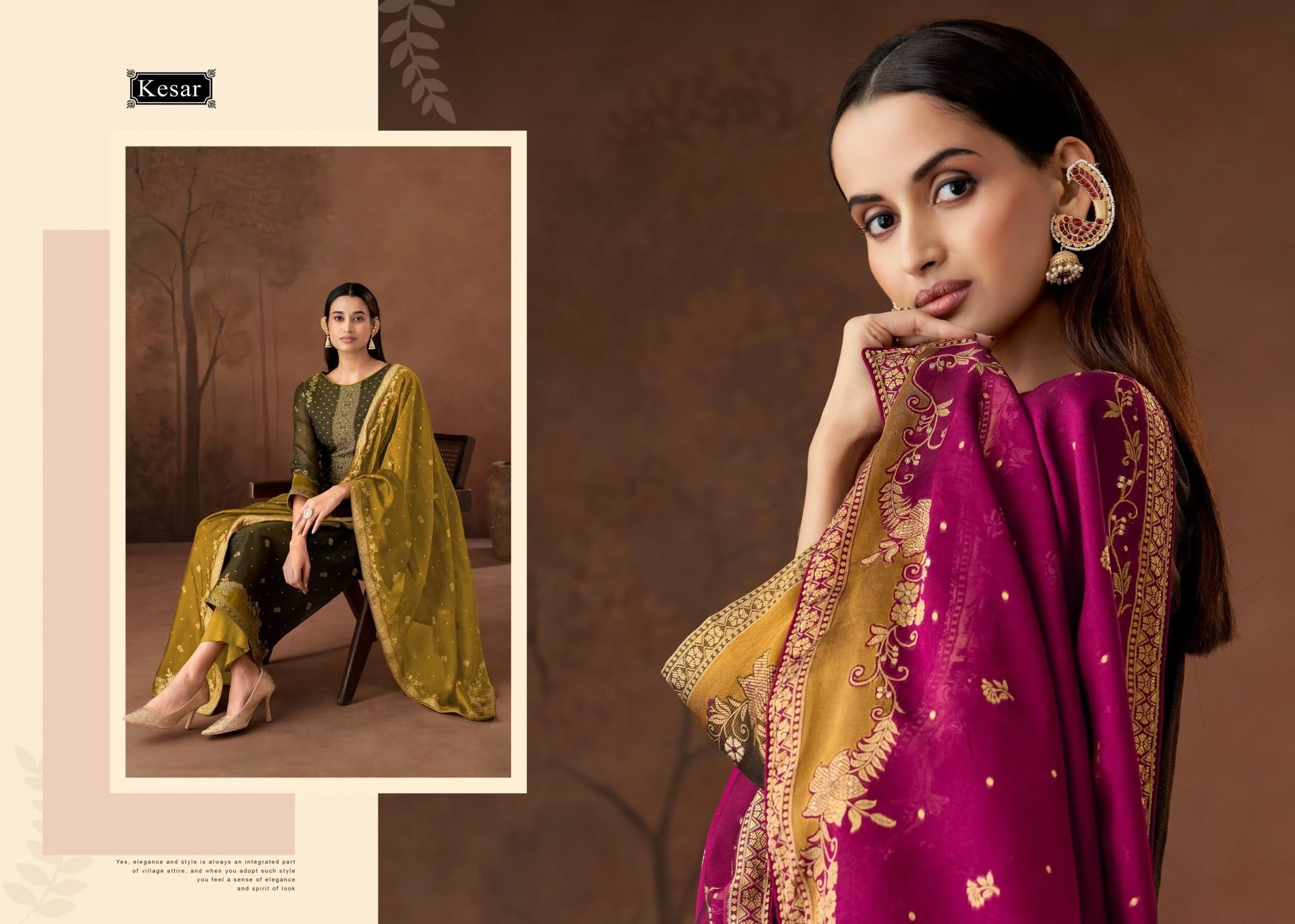 Kesar-Raashi(Rs.1850 per piece: total 4 piece) 6