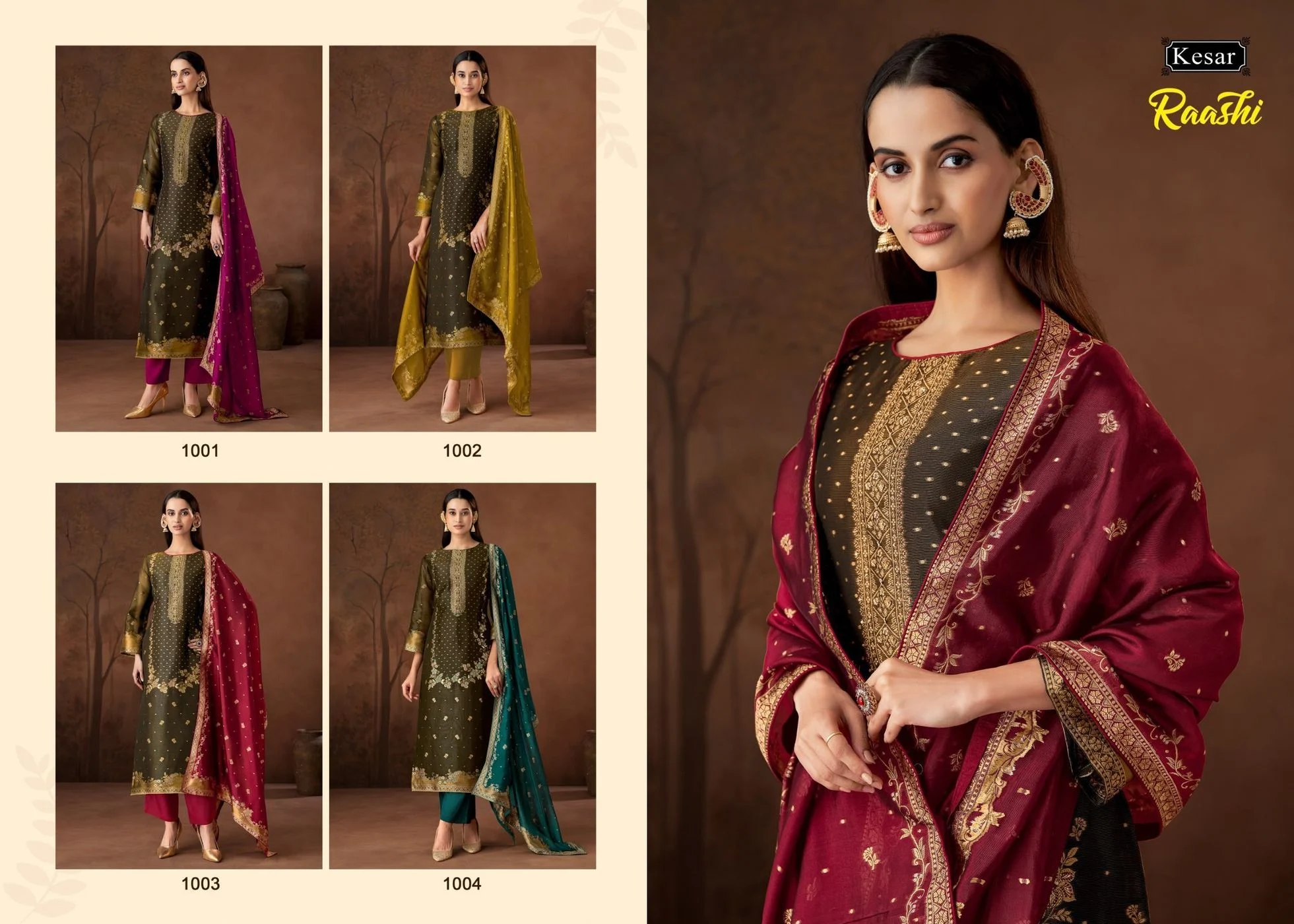 Kesar-Raashi(Rs.1850 per piece: total 4 piece) 8