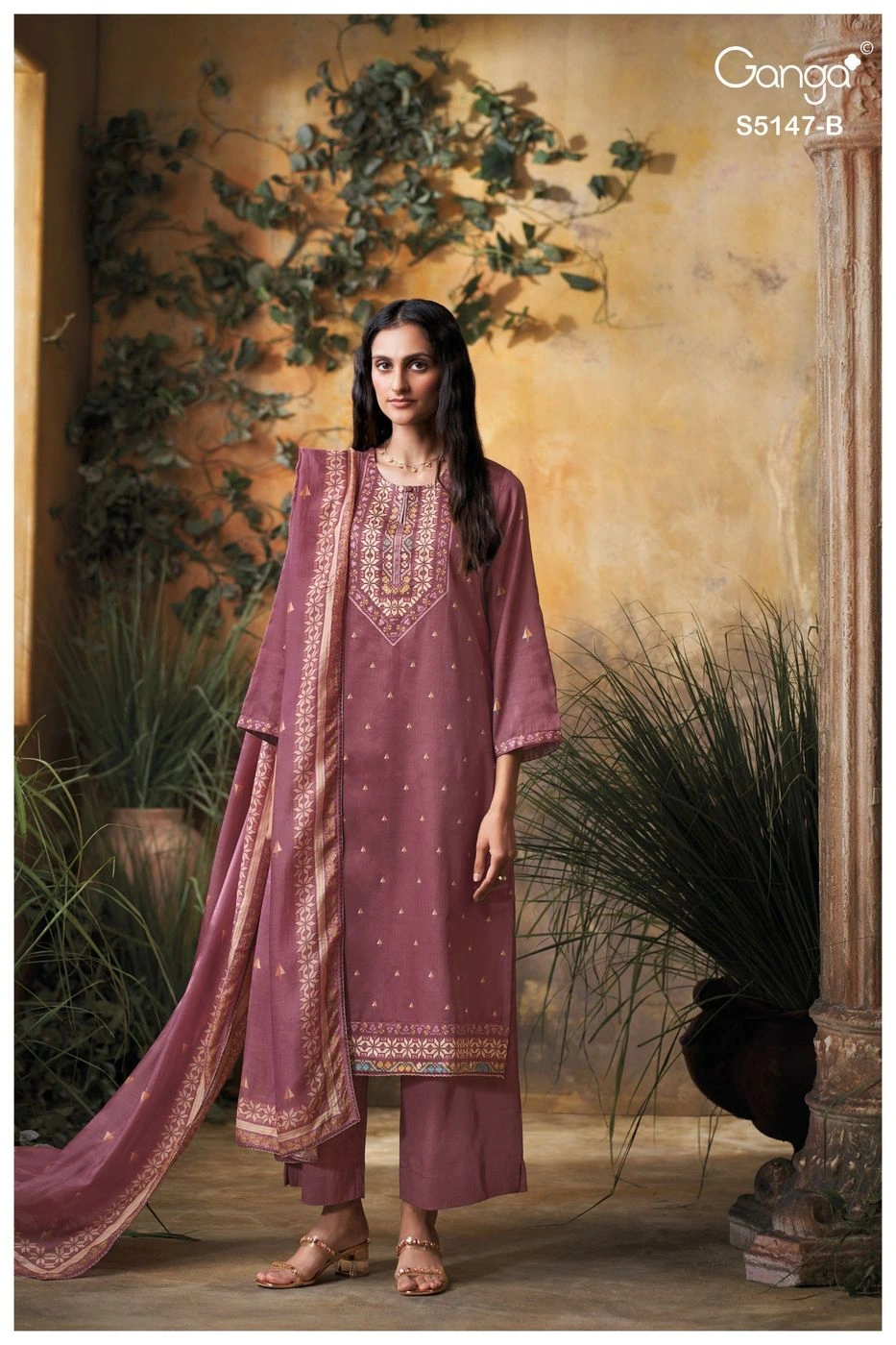 Ganga-Yuvika S5147(Rs.1795 per piece: total 4 piece) 4
