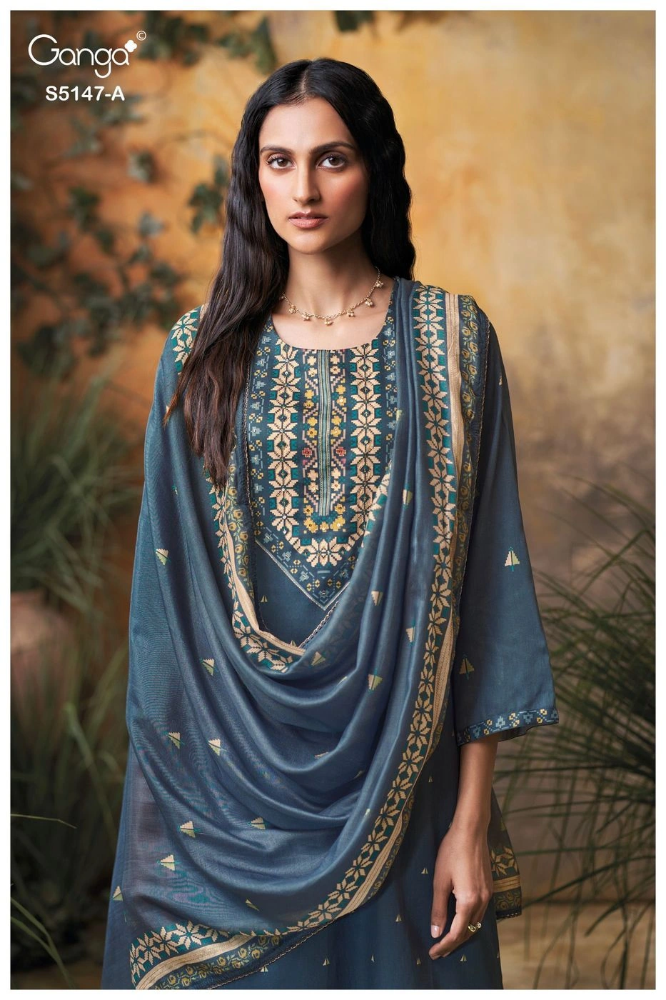 Ganga-Yuvika S5147(Rs.1795 per piece: total 4 piece) 5