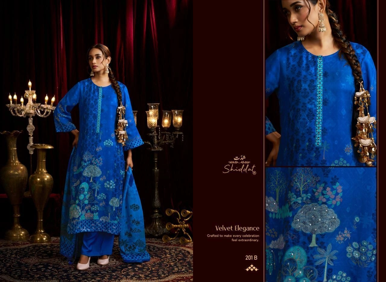 Bell Rose-DESIGN NO
201(Rs.2195 per piece: total 4 piece) 2