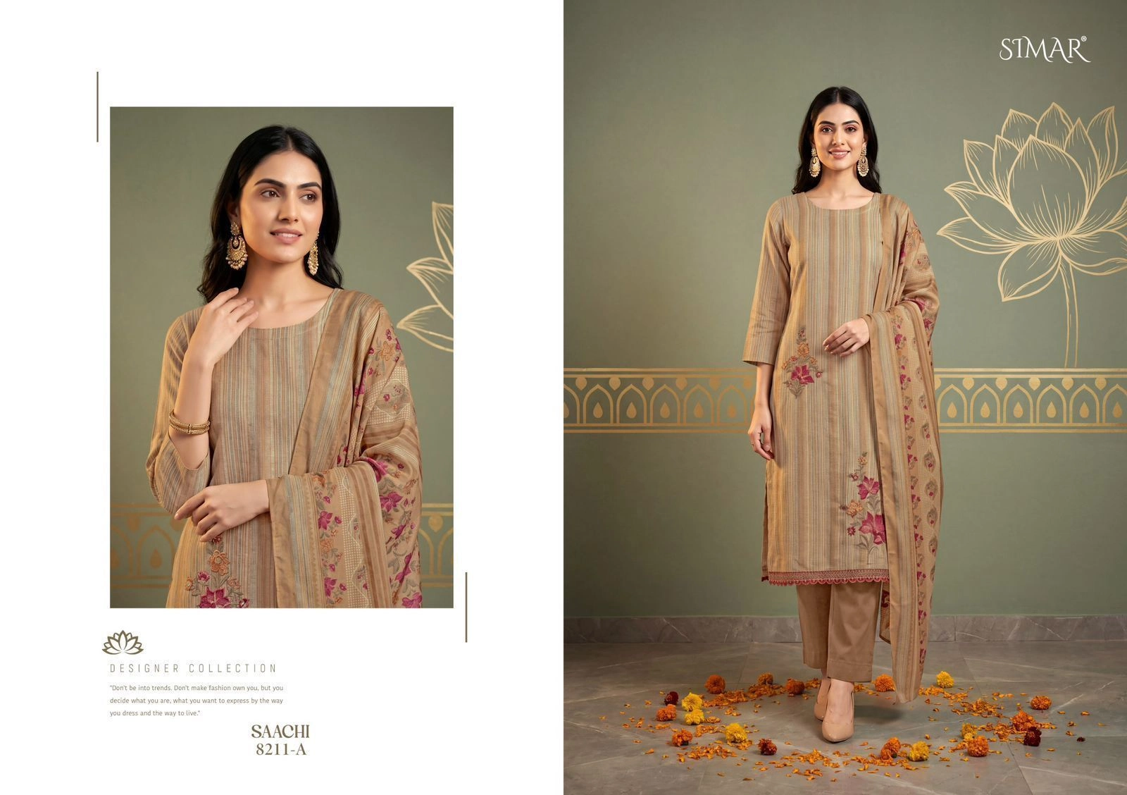 SIMAR-SAACHI Muslin(Rs.1495 per piece: total 4 piece) 1