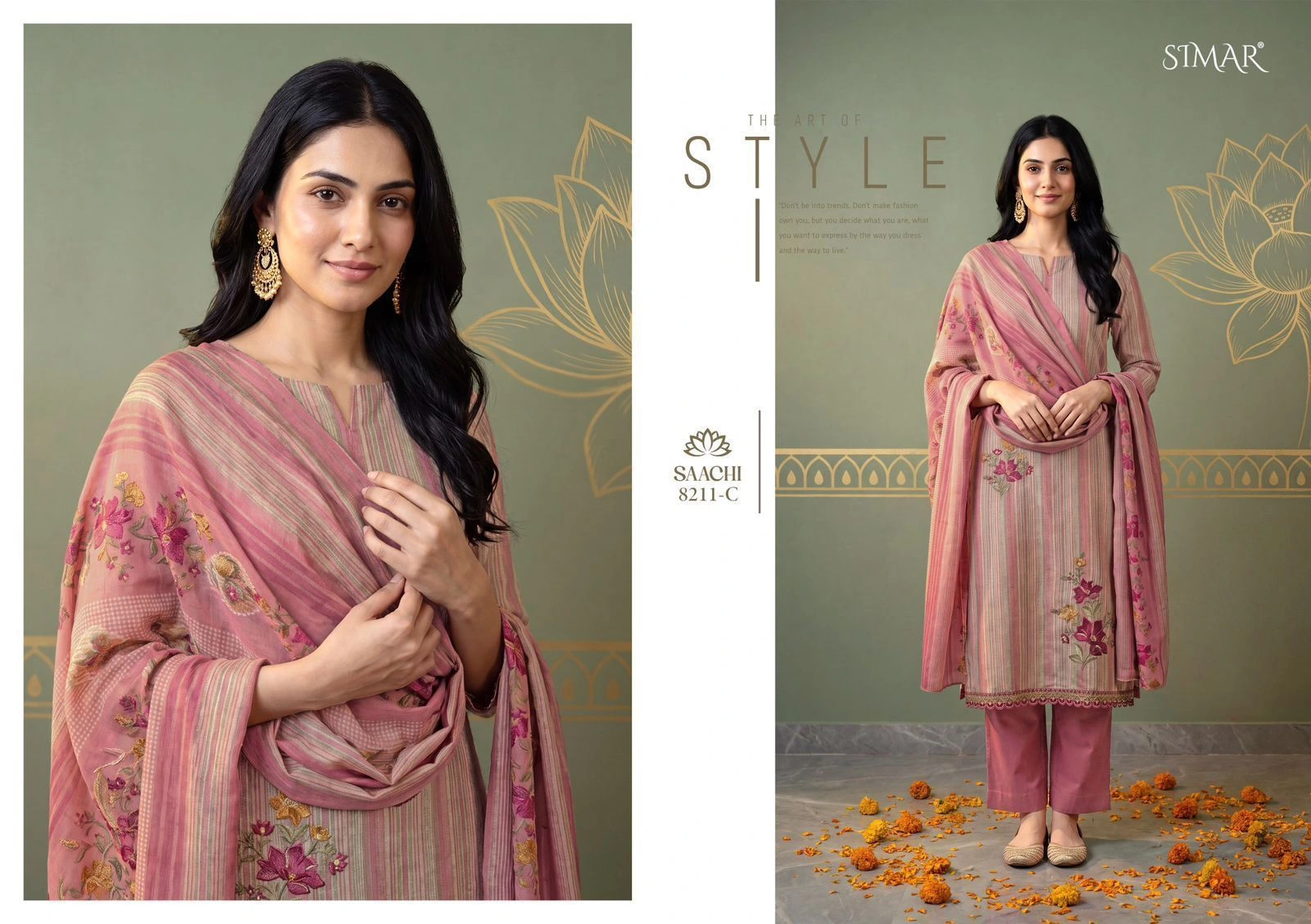 SIMAR-SAACHI Muslin(Rs.1495 per piece: total 4 piece) 2