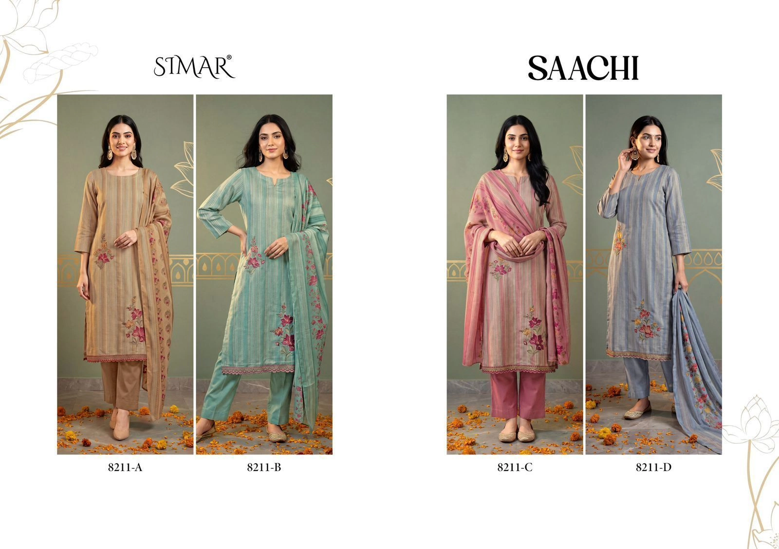 SIMAR-SAACHI Muslin(Rs.1495 per piece: total 4 piece) 6