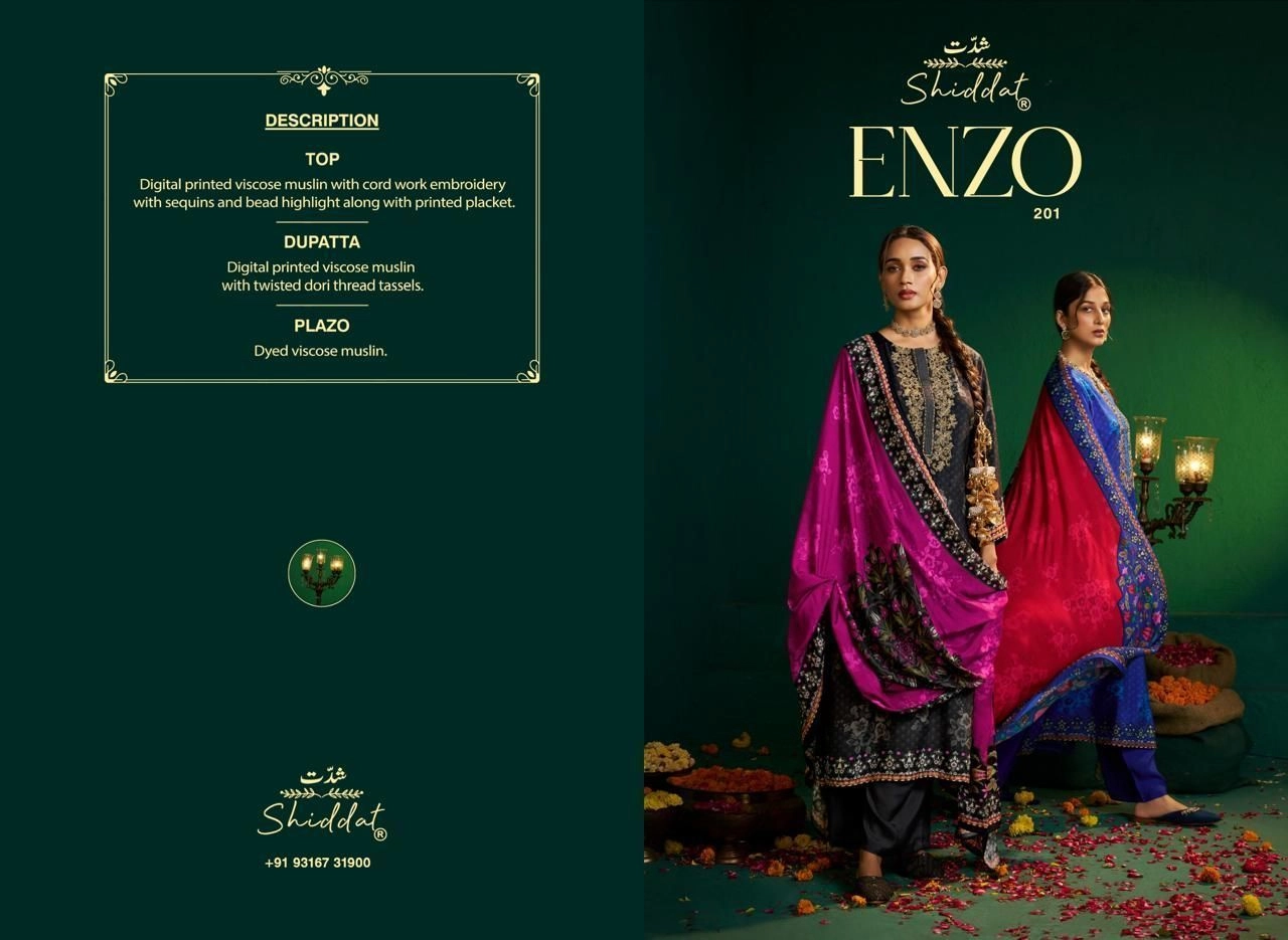 SHIDDAT-ENZO
201(Rs.1895 per piece: total 4 piece) 9