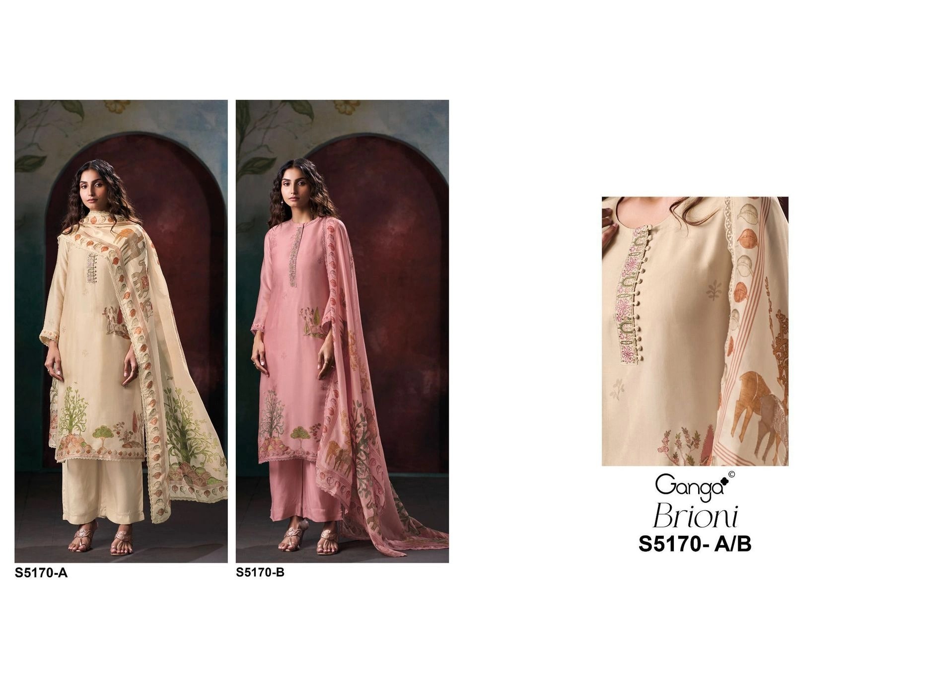 GANGA – BRIONI S5170(Rs.2465 per piece: total 4 piece) 6
