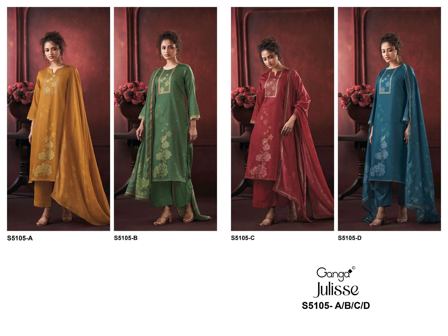 Ganga-Julisso S5105(Rs.1760 per piece: total 4 piece) 10