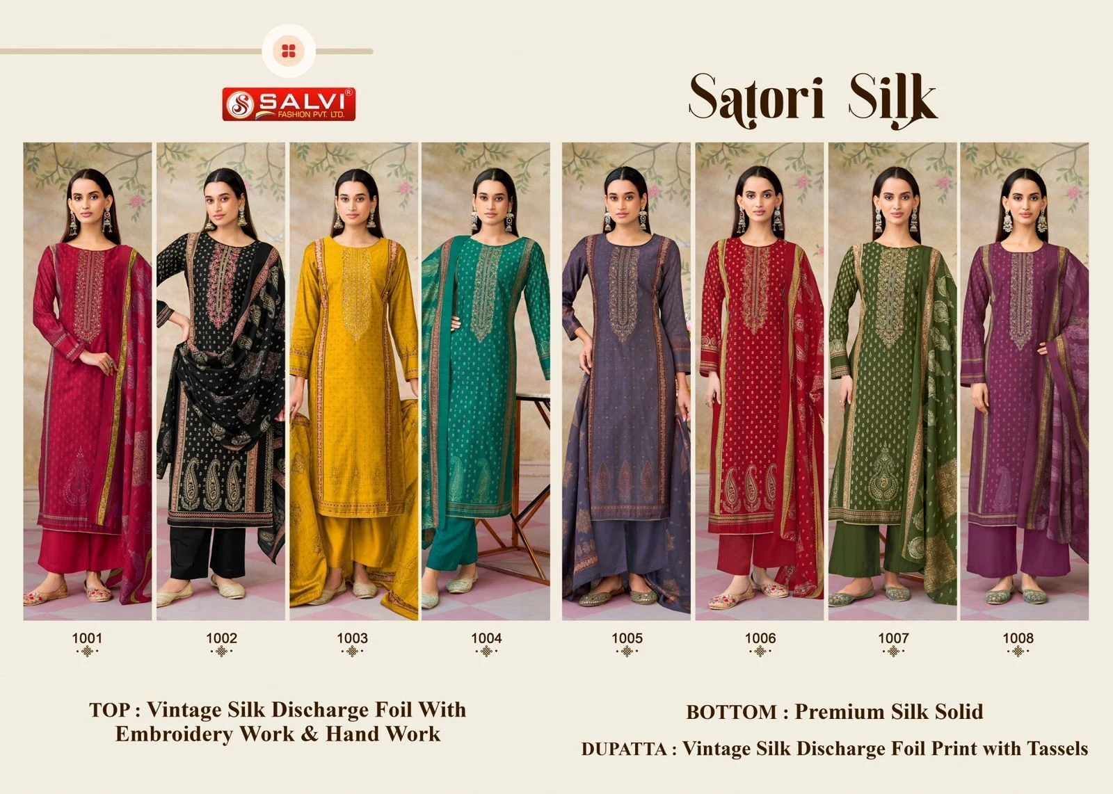SALVI-Satori Silk(Rs.990 per piece: total 8 piece) 12