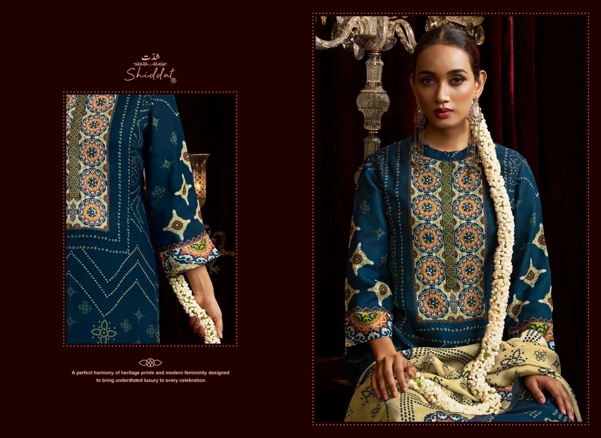 Shidlat-Bell Rose(Rs.2195 per piece: total 4 piece) 1