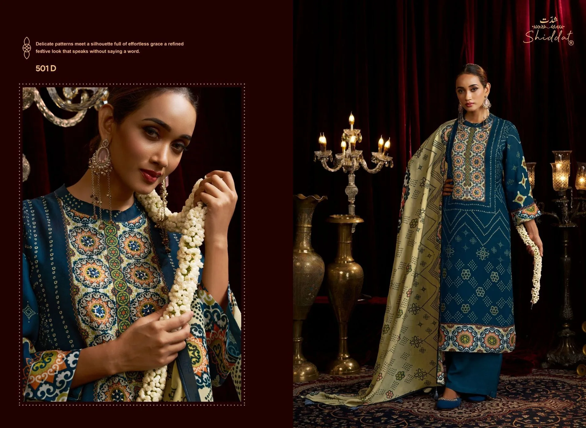 Shidlat-Bell Rose(Rs.2195 per piece: total 4 piece) 5