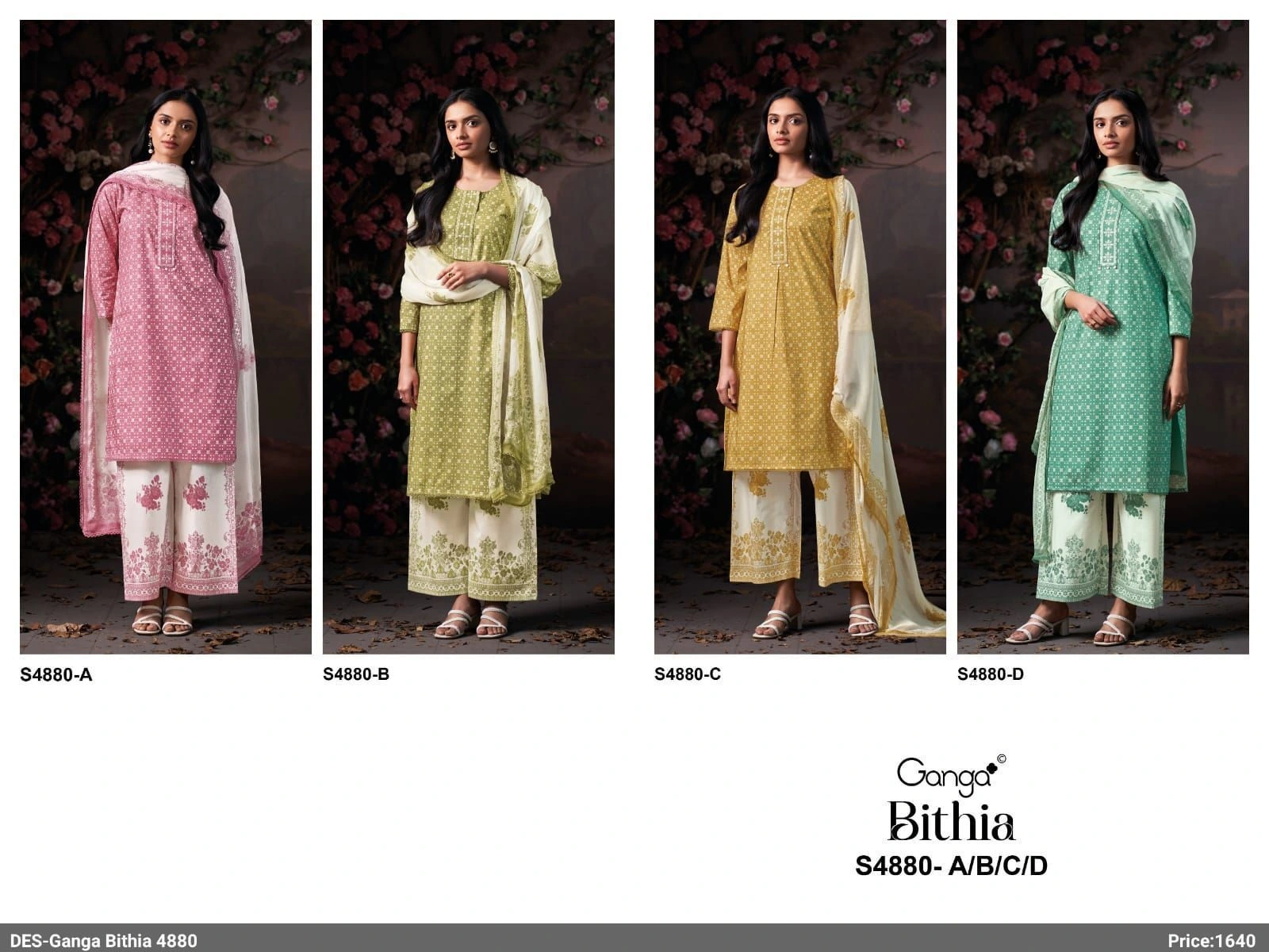 GANGA-Bithia
S4880(Rs.1640 per piece: total 4 piece) 1