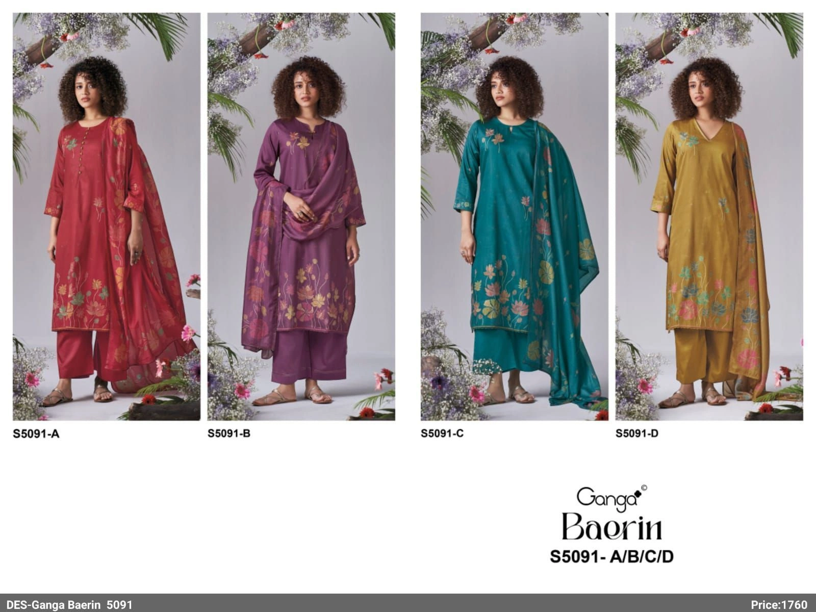 Ganga-Baerin S5091(Rs.1760 per piece: total 4 piece) 1