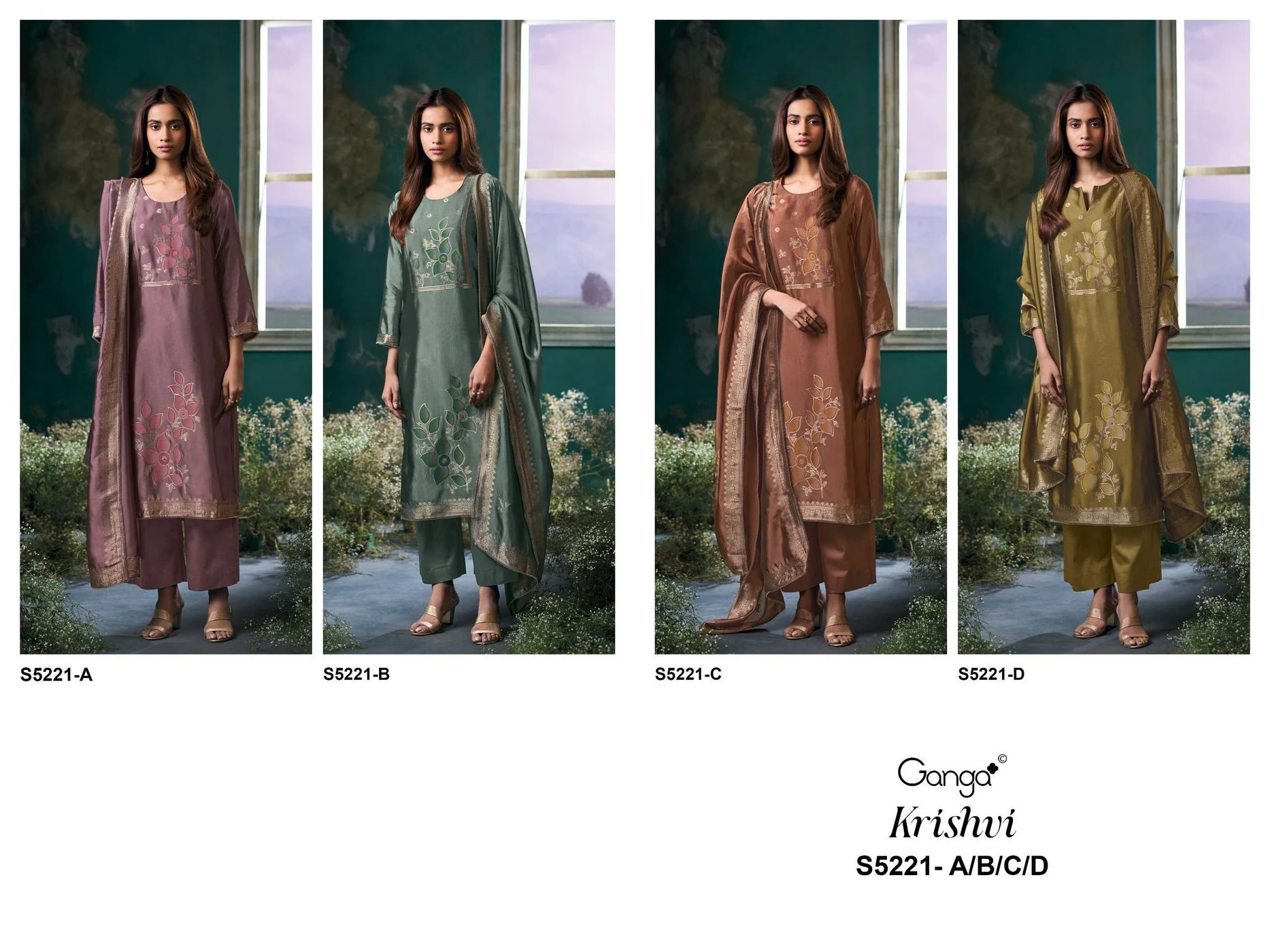 Ganga-Krishvi
S5221(Rs.2165 per piece: total 4 piece) 10