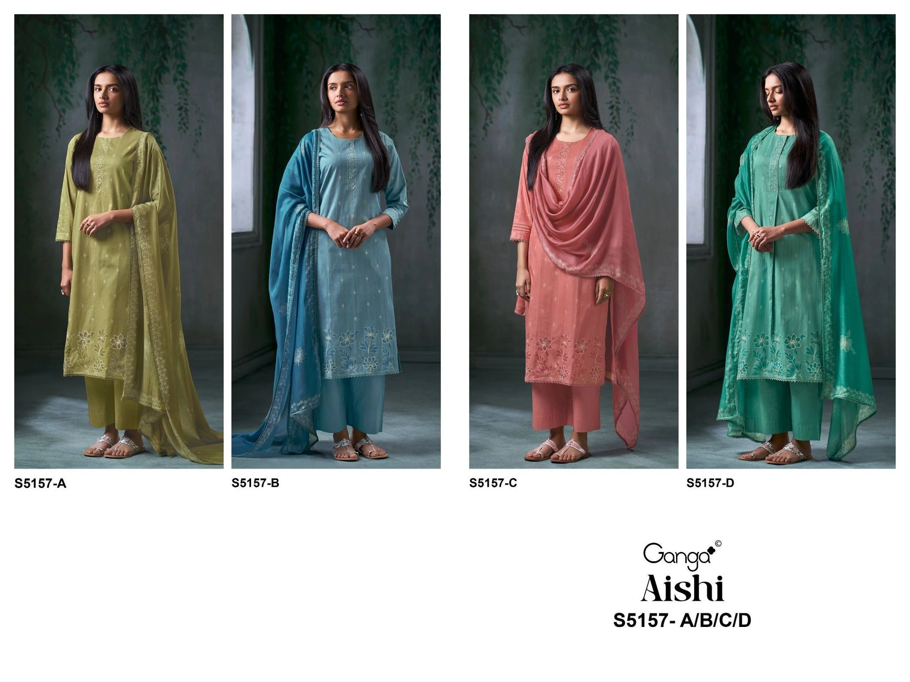 Ganga-Aishi
S5157(Rs.1930 per piece: total 4 piece) 9