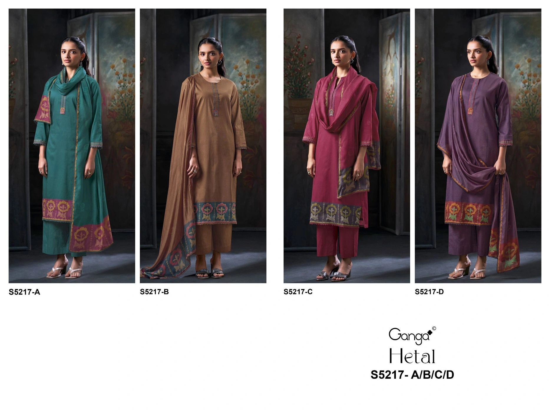 Ganga-Hetal
S5217(Rs.1930 per piece: total 4 piece) 10