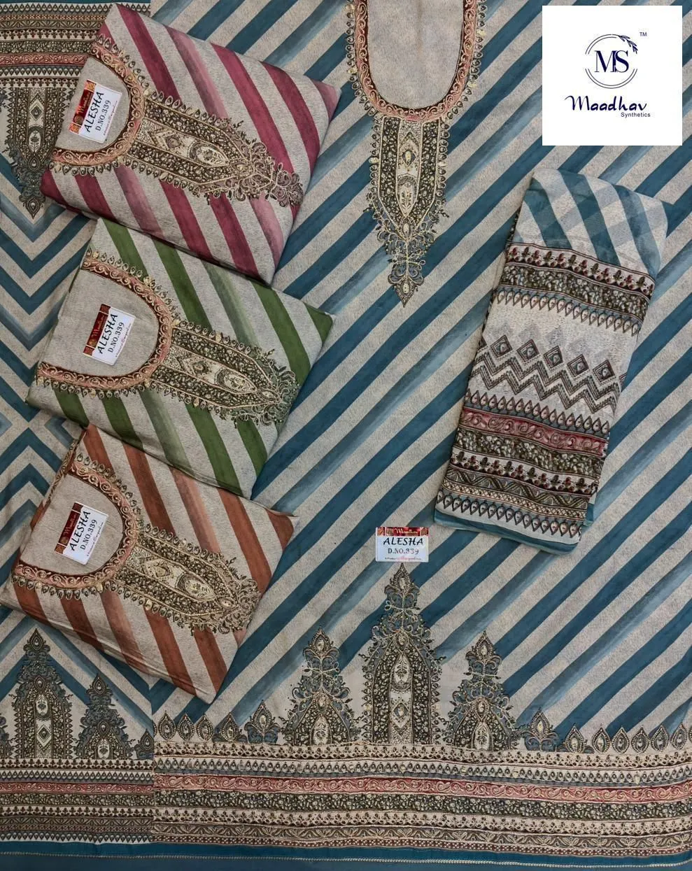 SARGAM-ALESHA(Rs.1295 per piece: total 4 piece)