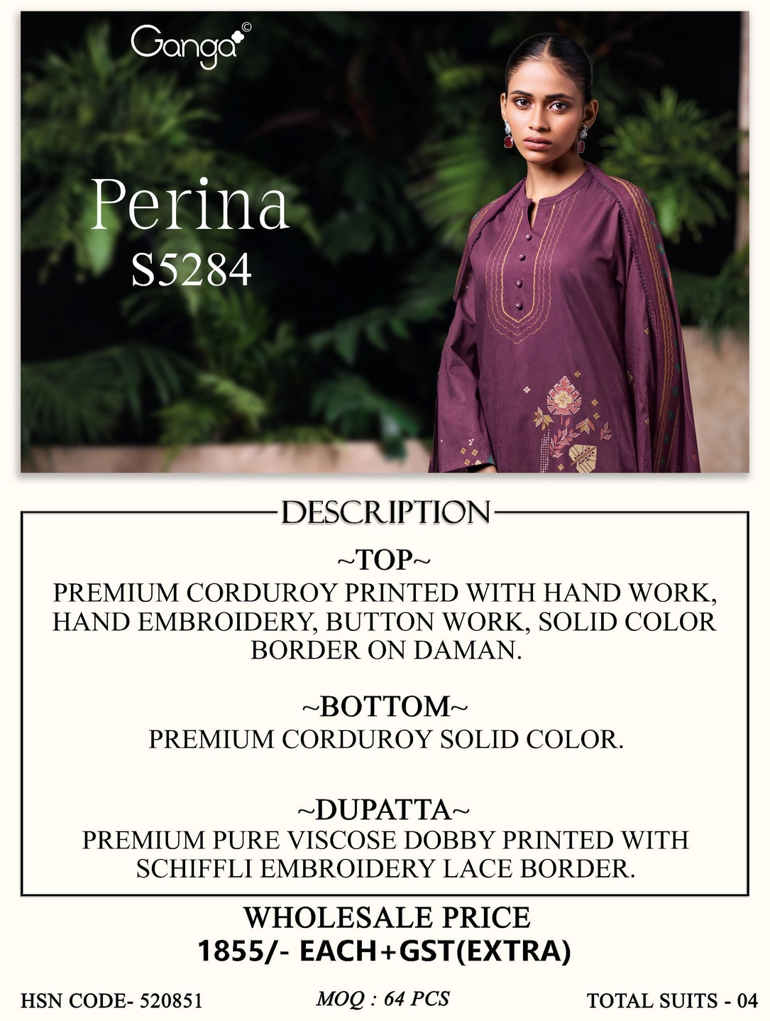 Ganga-Perina
S5284(Rs.1855 per piece: total 4 piece) 11