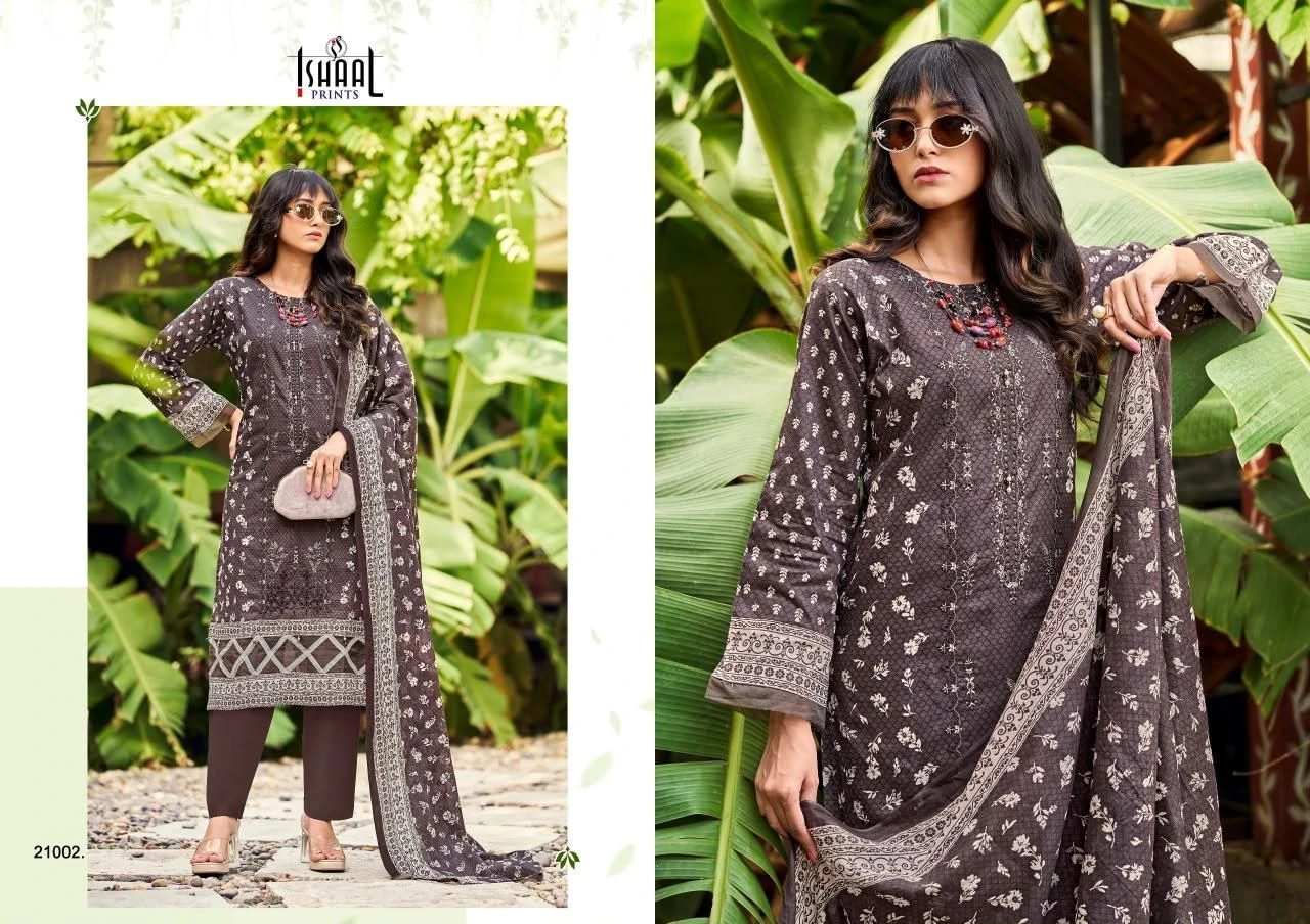 Ishaal-Embroidered Vol-21(Rs.595 per piece: total 10 piece) 2