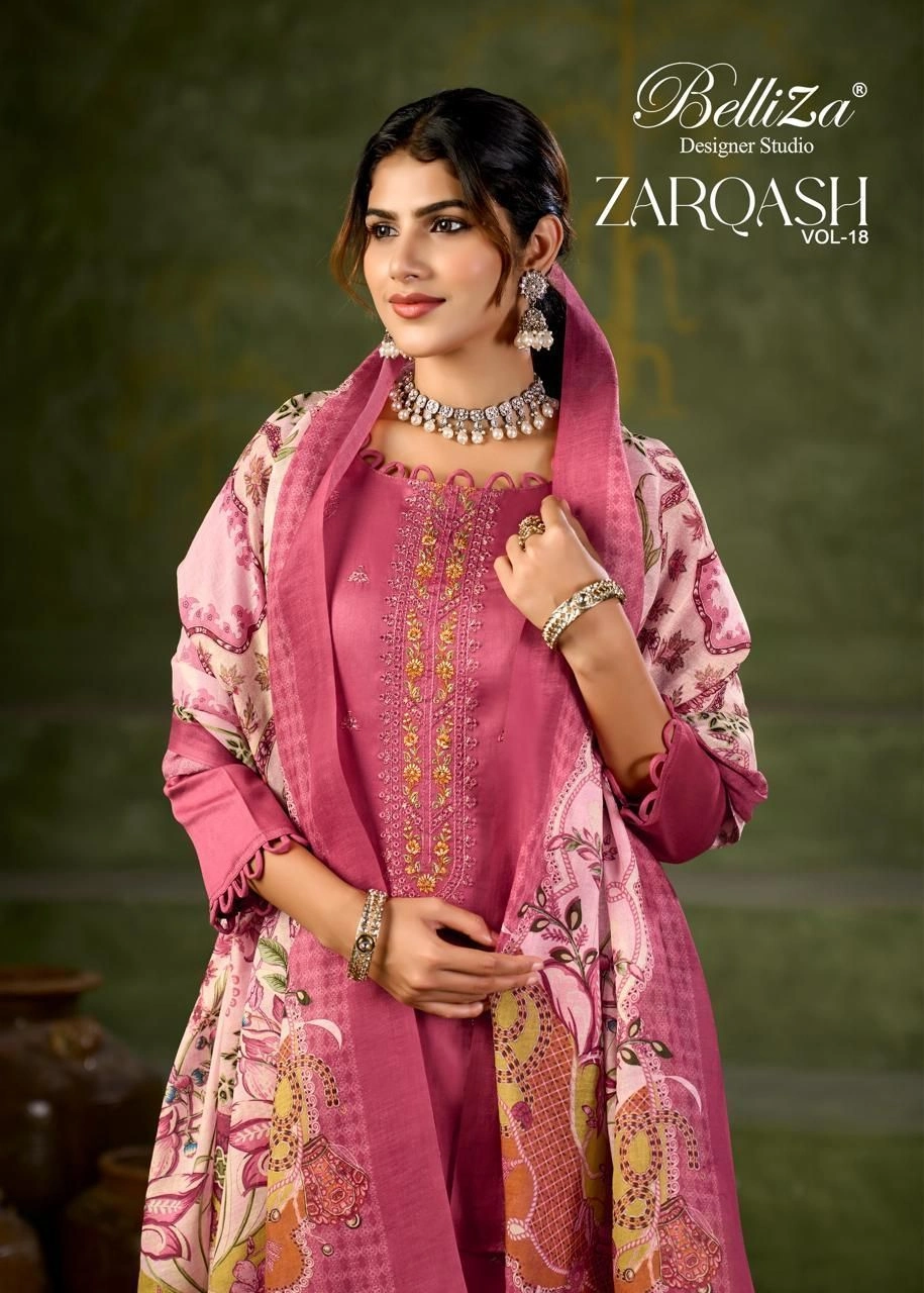 BELLIZA-ZARQASH VOL 18(Rs.825 per piece: total 6 piece) 6