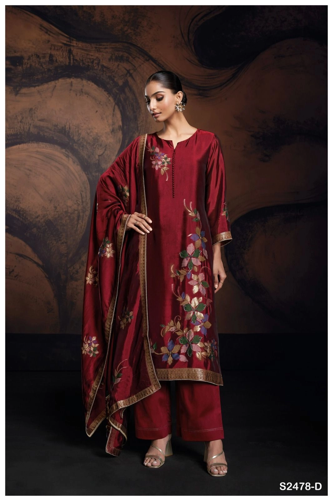Ganga-Evania
S2478(Rs.2165 per piece: total 8 piece) 4