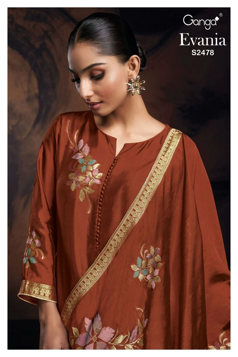 Ganga-Evania
S2478(Rs.2165 per piece: total 8 piece) 10
