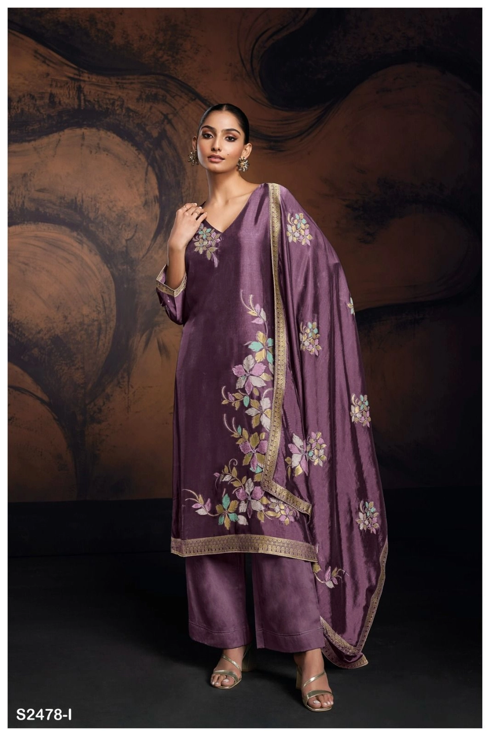 Ganga-Evania
S2478(Rs.2165 per piece: total 8 piece) 13