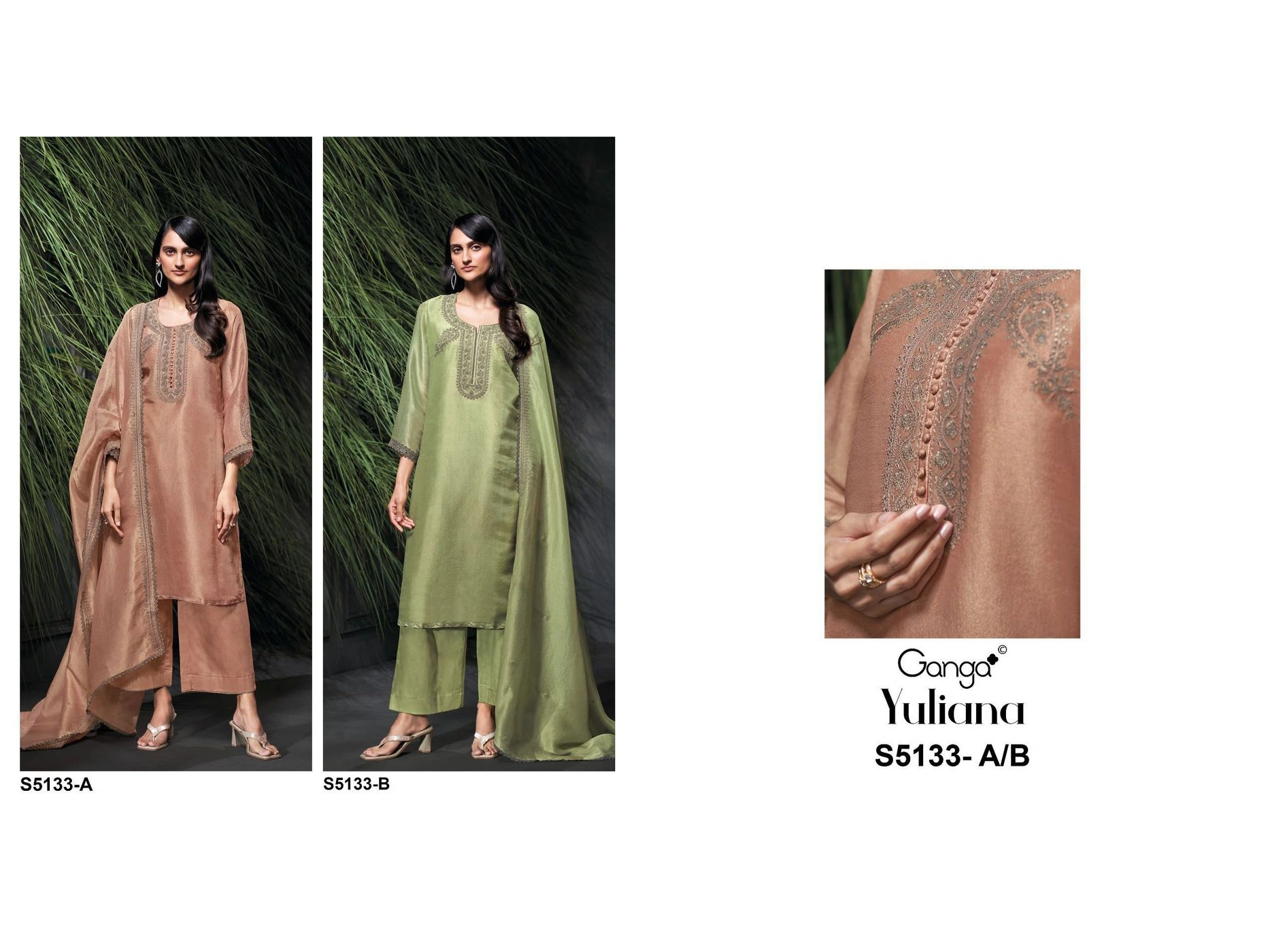 Ganga-Yuliana
S5133(Rs.2650 per piece: total 2 piece) 6