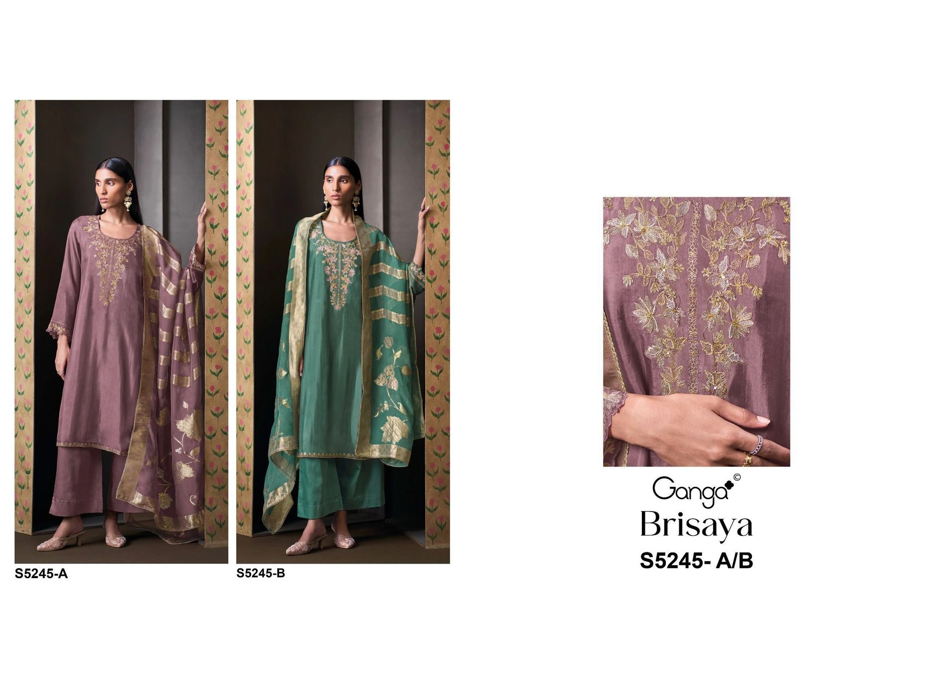Ganga-Brisaya
S5245(Rs.2650 per piece: total 2 piece) 6
