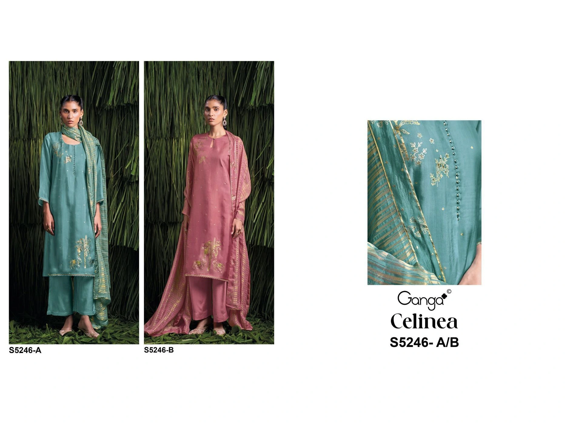 Ganga-Celinea
S5246(Rs.2265 per piece: total 2 piece) 6