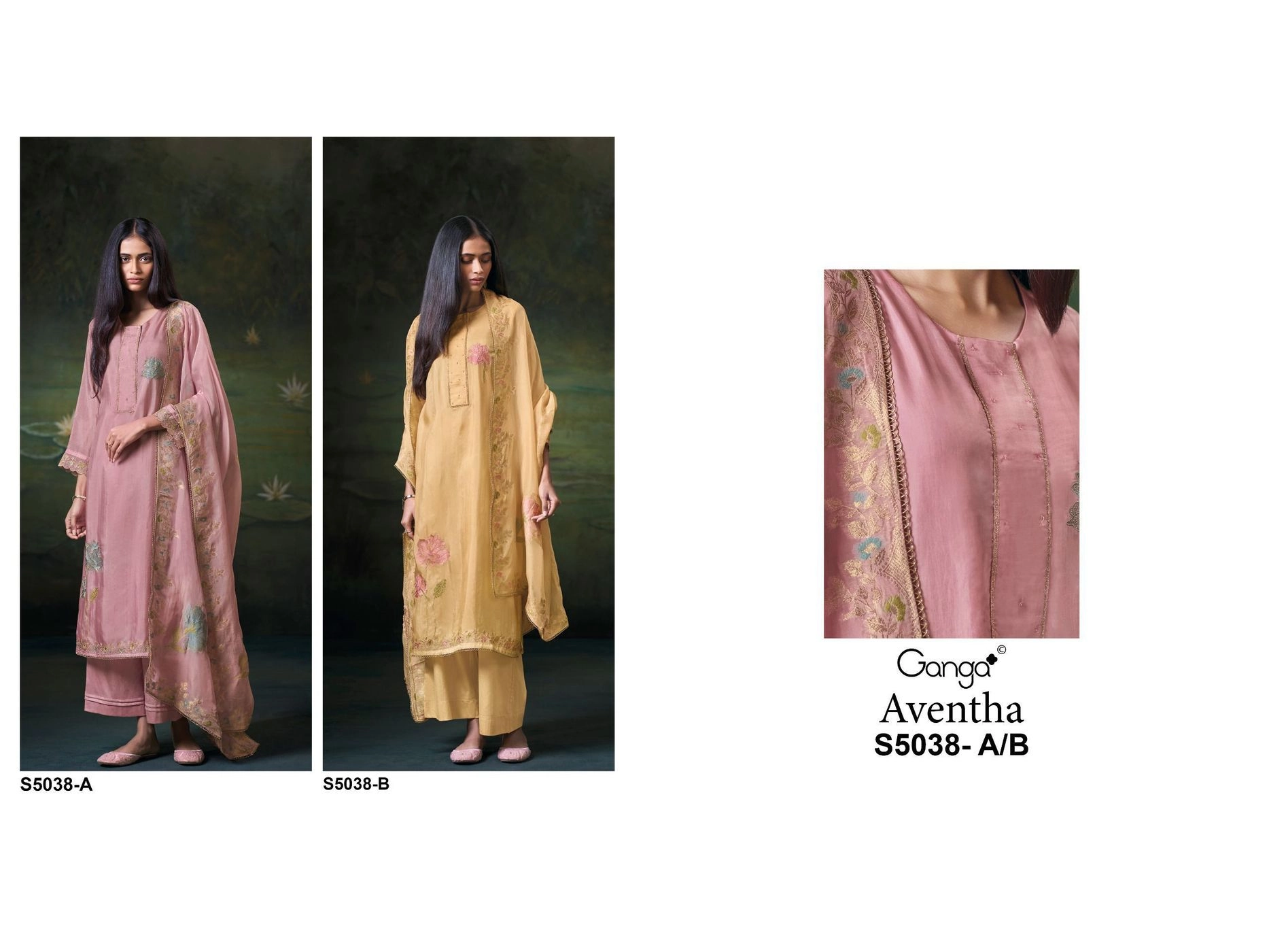 Ganga-Aventha
S5038(Rs.2820 per piece: total 2 piece) 6
