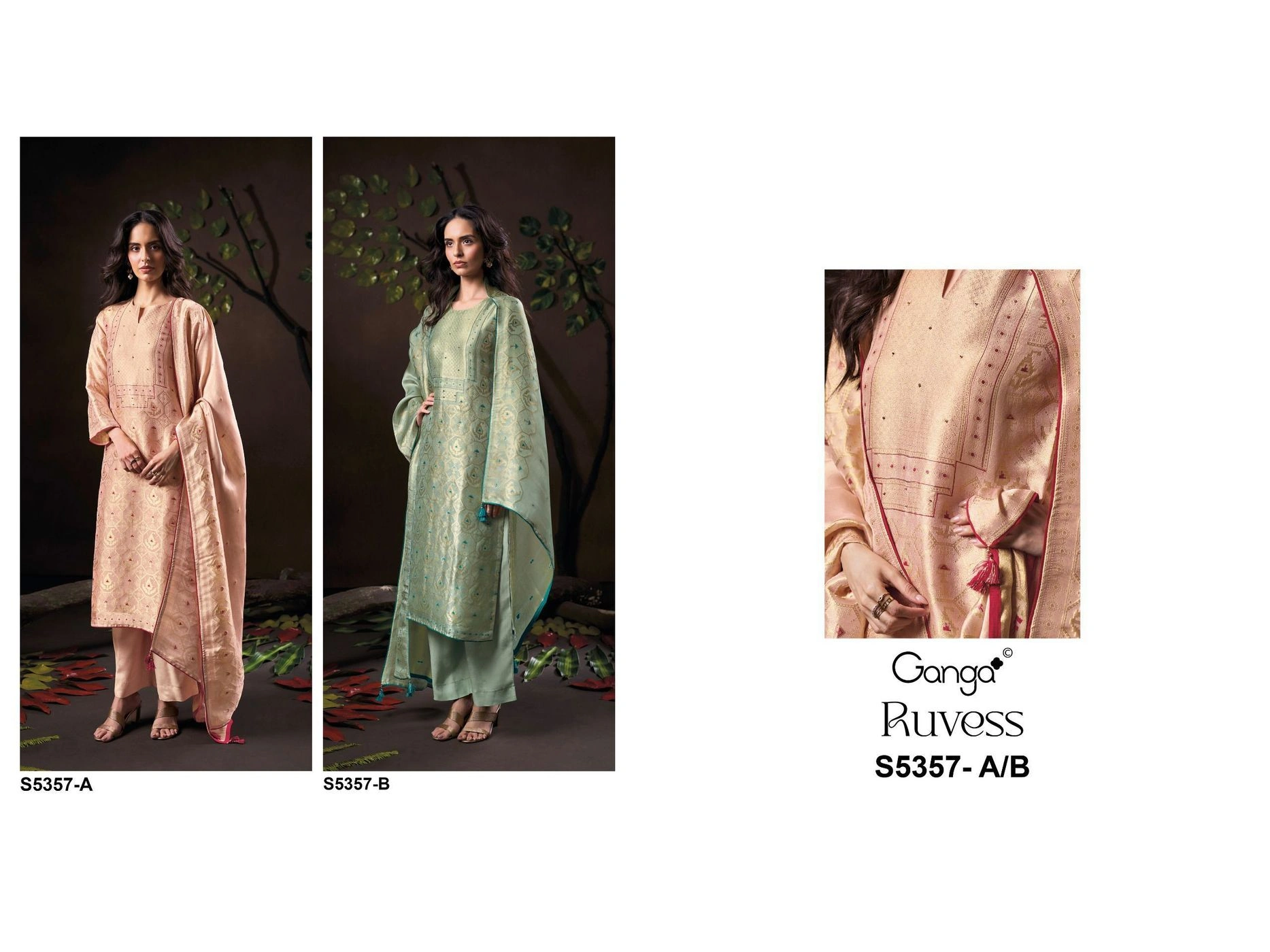 Ganga-RuVess
S5357(Rs.2765 per piece: total 2 piece) 6