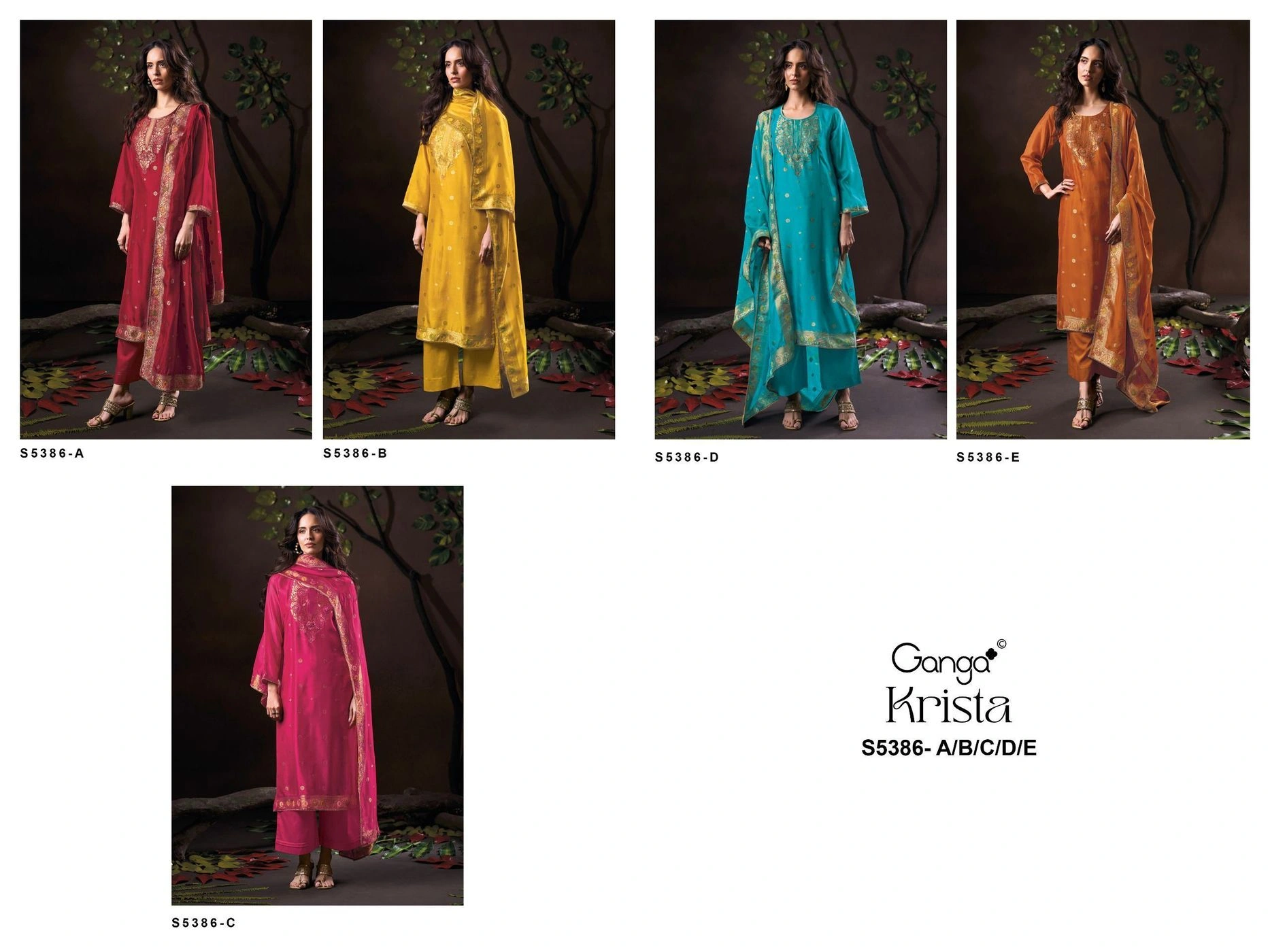 Ganga-Krista
S5386(Rs.2165 per piece: total 4 piece) 12