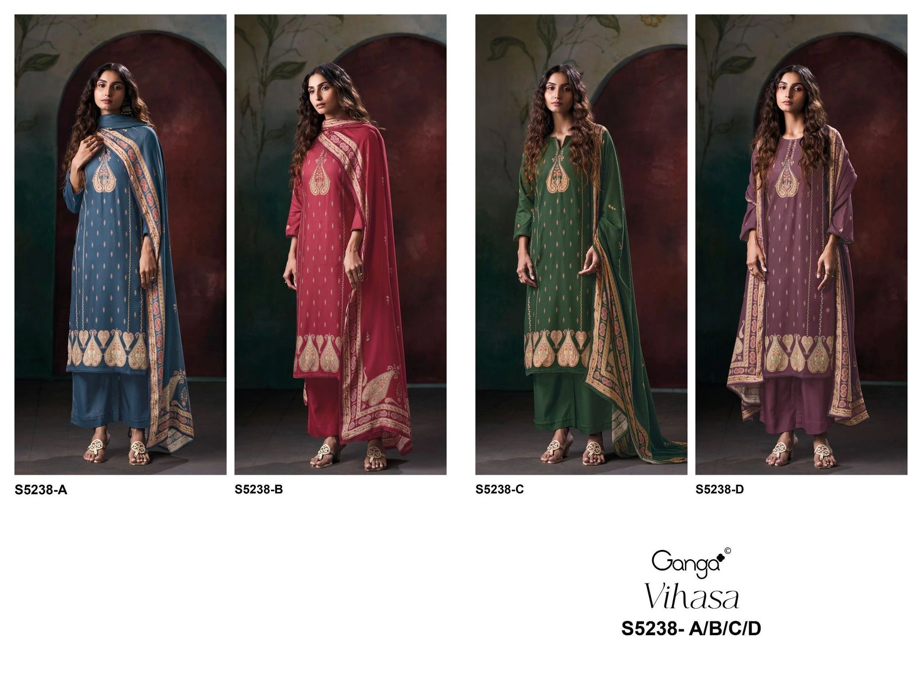 Ganga-Vihasa
S5238(Rs.1675 per piece: total 4 piece) 10