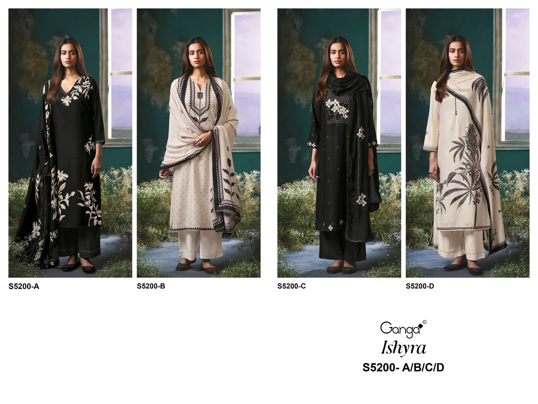 Ganga-Ganga©
Ishyra
S5200(Rs.1675 per piece: total 4 piece) 10