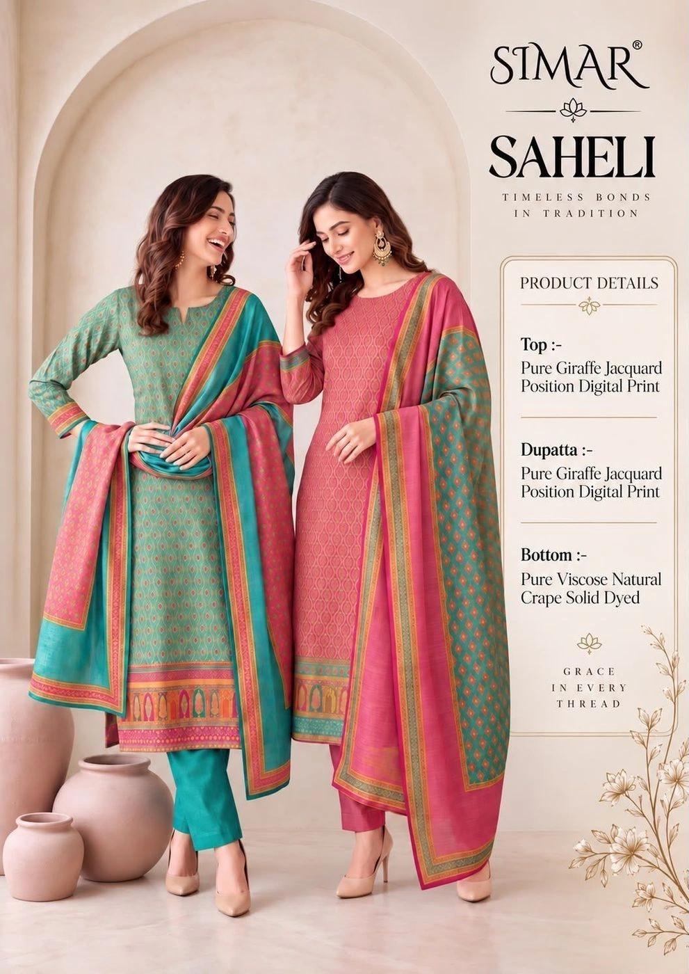 SIMAR-SAHELI(Rs.2495 per piece: total 4 piece) 7