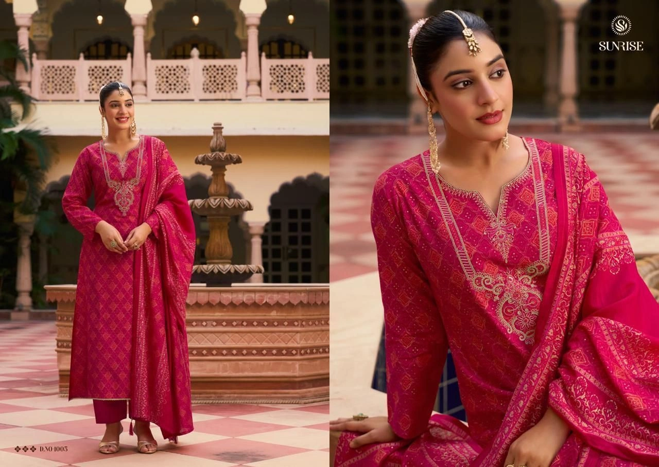 Sunrise -Saira Silk(Rs.960 per piece: total 8 piece) 4