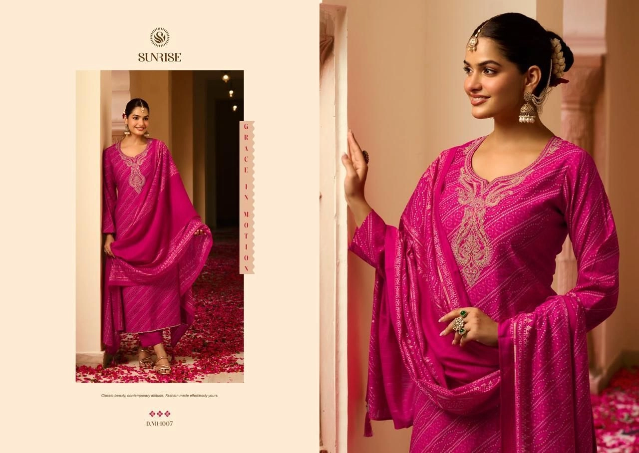 Sunrise -Saira Silk(Rs.960 per piece: total 8 piece) 6