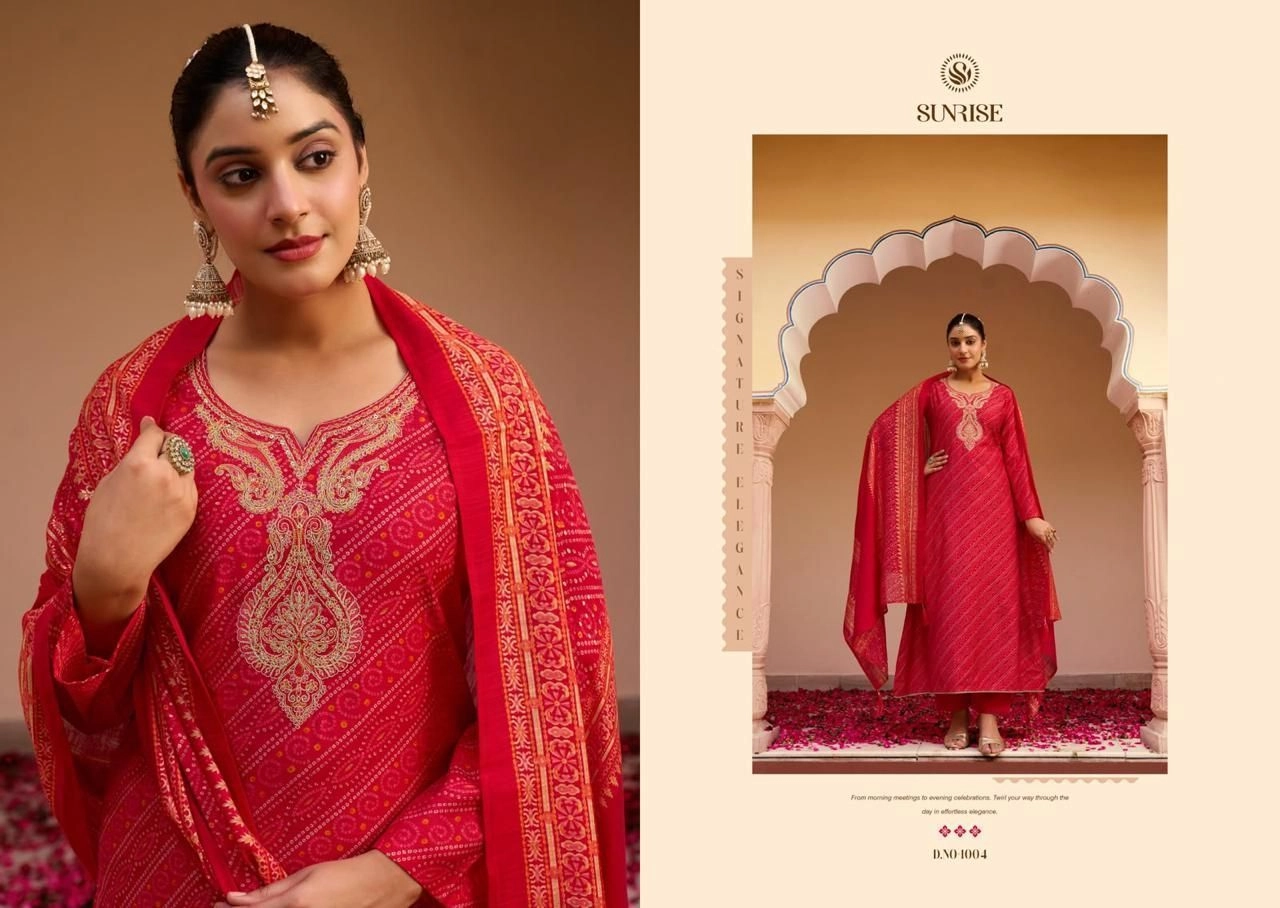 Sunrise -Saira Silk(Rs.960 per piece: total 8 piece) 10