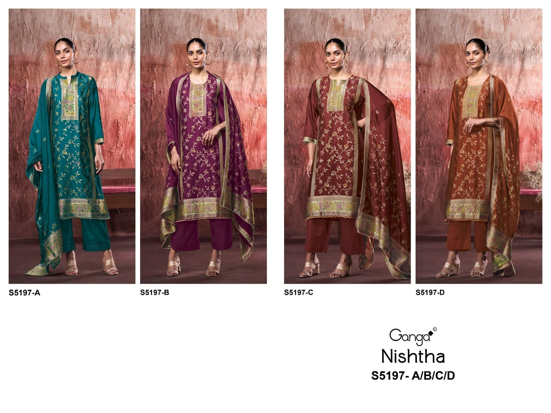 Ganga-Nishtha
S5197(Rs.2165 per piece: total 4 piece) 9