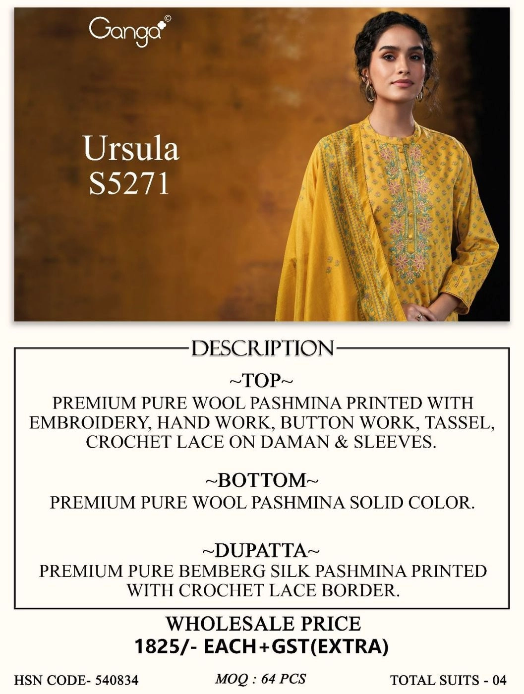 Ganga-Ursula
S5271(Rs.1825 per piece: total 4 piece) 11
