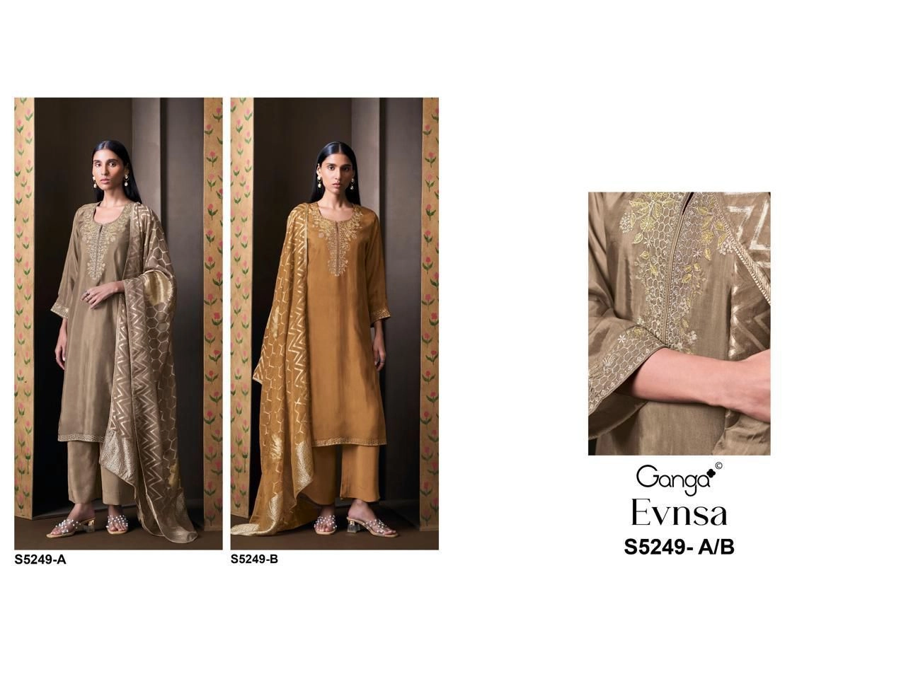 Ganga-Evnsa
S5249(Rs.2765 per piece:total 2 piece) 3