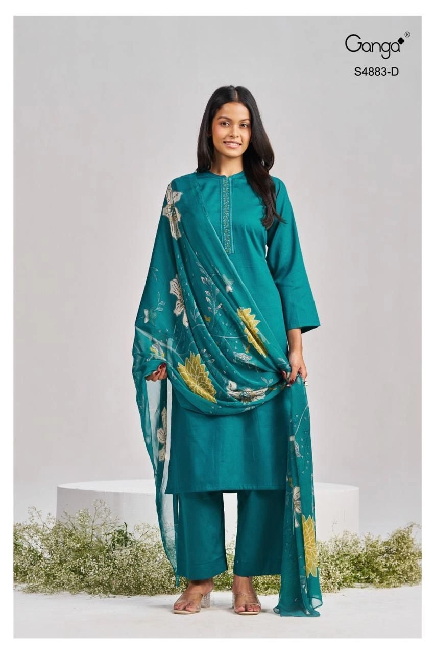 GANGA – GAMYA S4883(Rs.1095 per piece:total 4 piece) 10