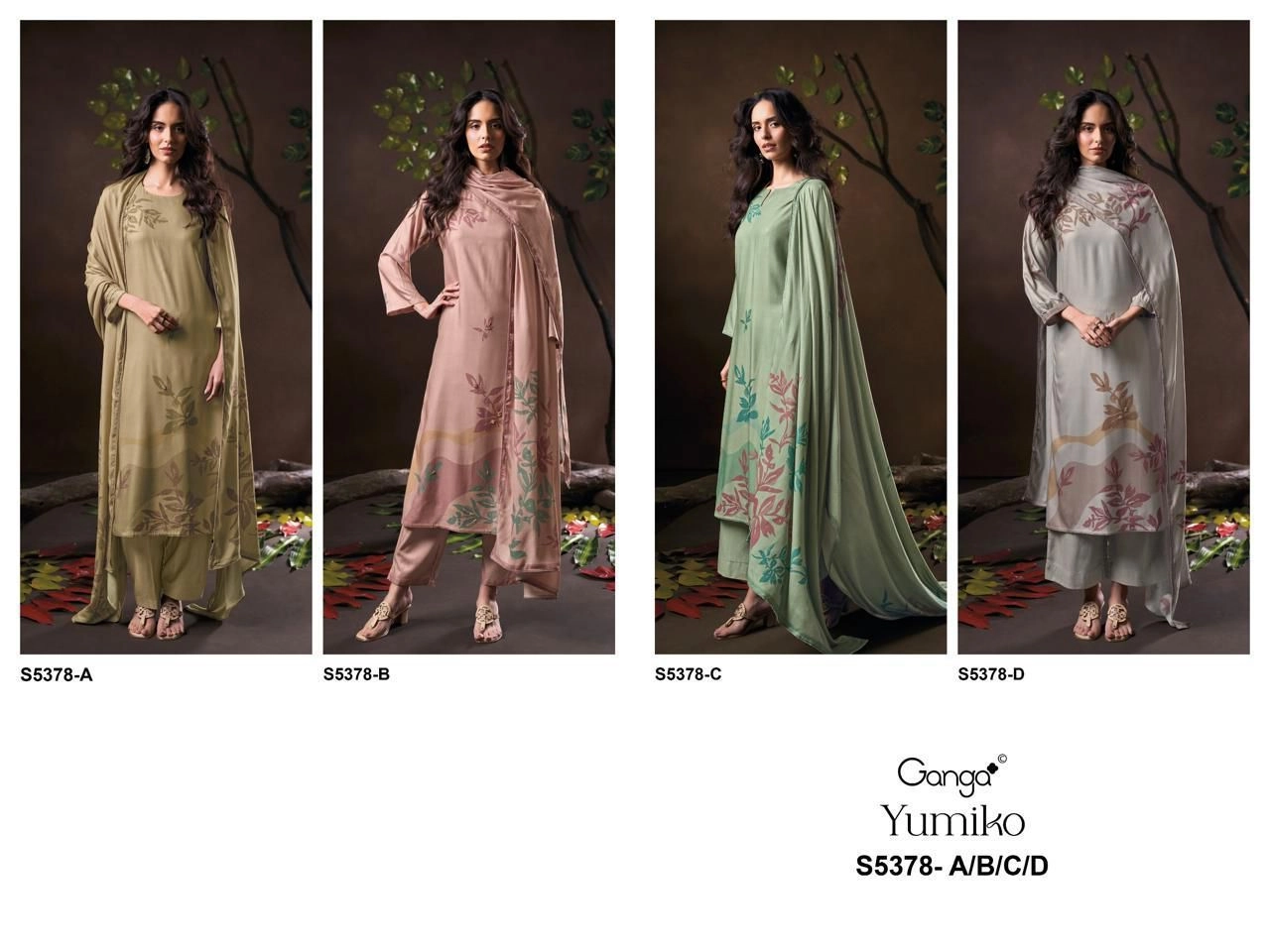 Ganga-Yumiko S5378(Rs.1675 per piece:total 4 piece) 3