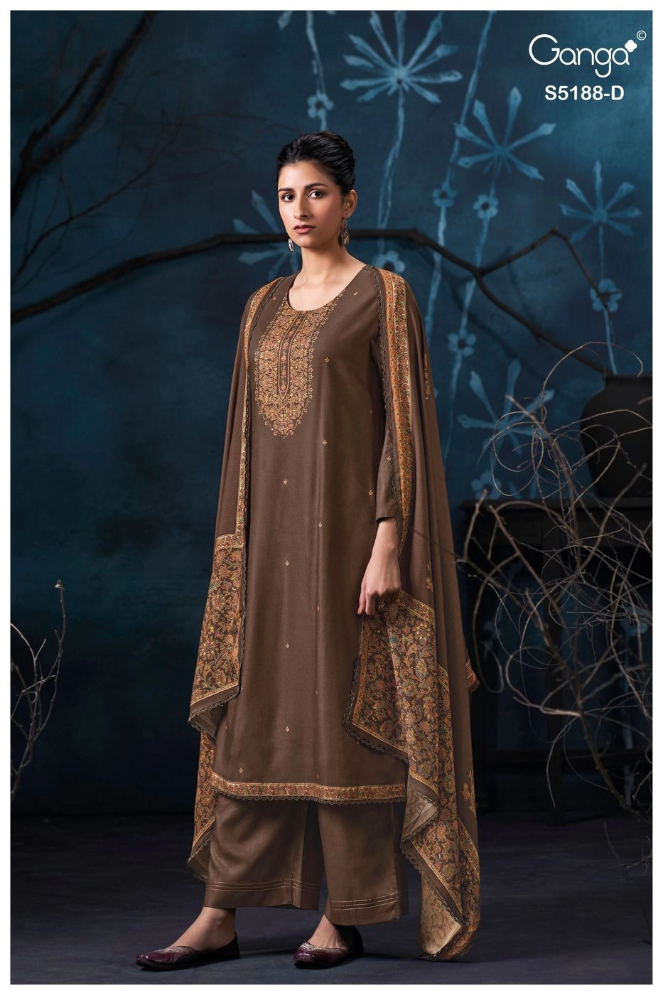 Ganga – Grieya S5188(Rs.1675 per piece:total 4 piece) 5