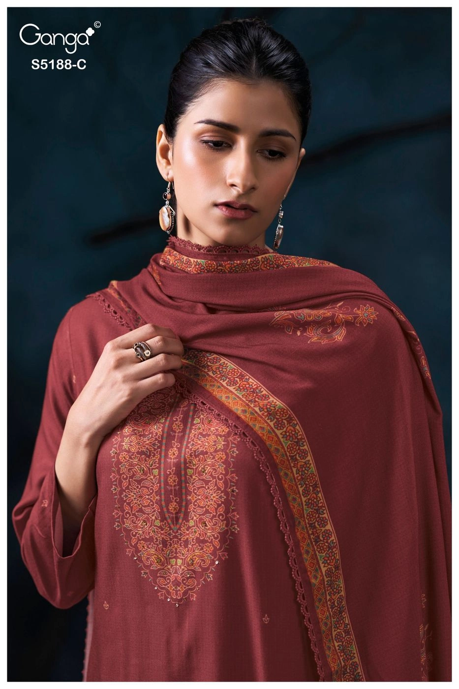 Ganga – Grieya S5188(Rs.1675 per piece:total 4 piece) 9