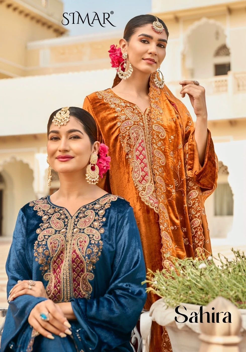 Simar-Sahira pure velvet (Rs.3095 per piece:total 4 piece) 6