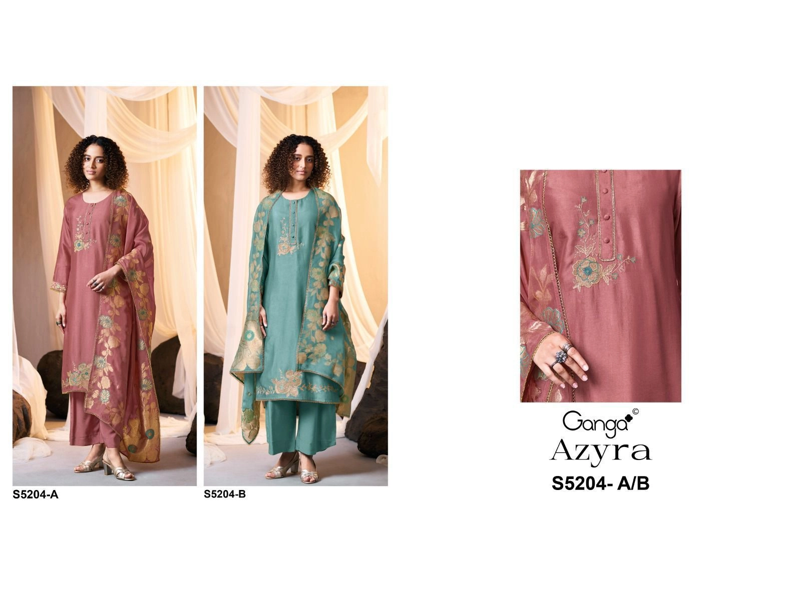 GANGA-AZYRA S5204(Rs.2765 per piece:total 2 piece) 3