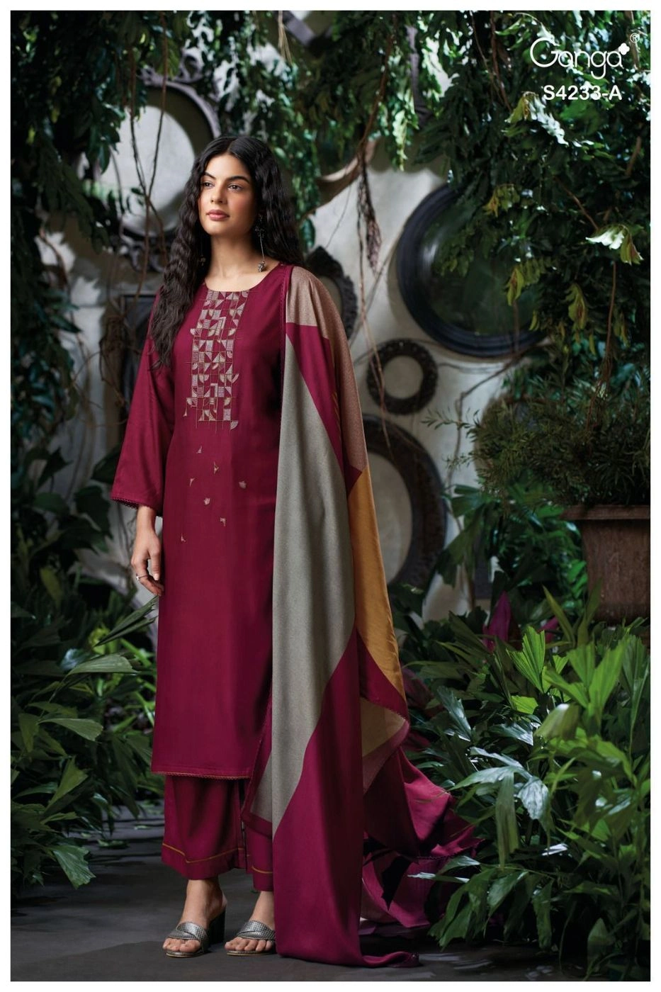 GANGA-VINISHKA S4233(Rs.1505 per piece:total 4 piece) 10