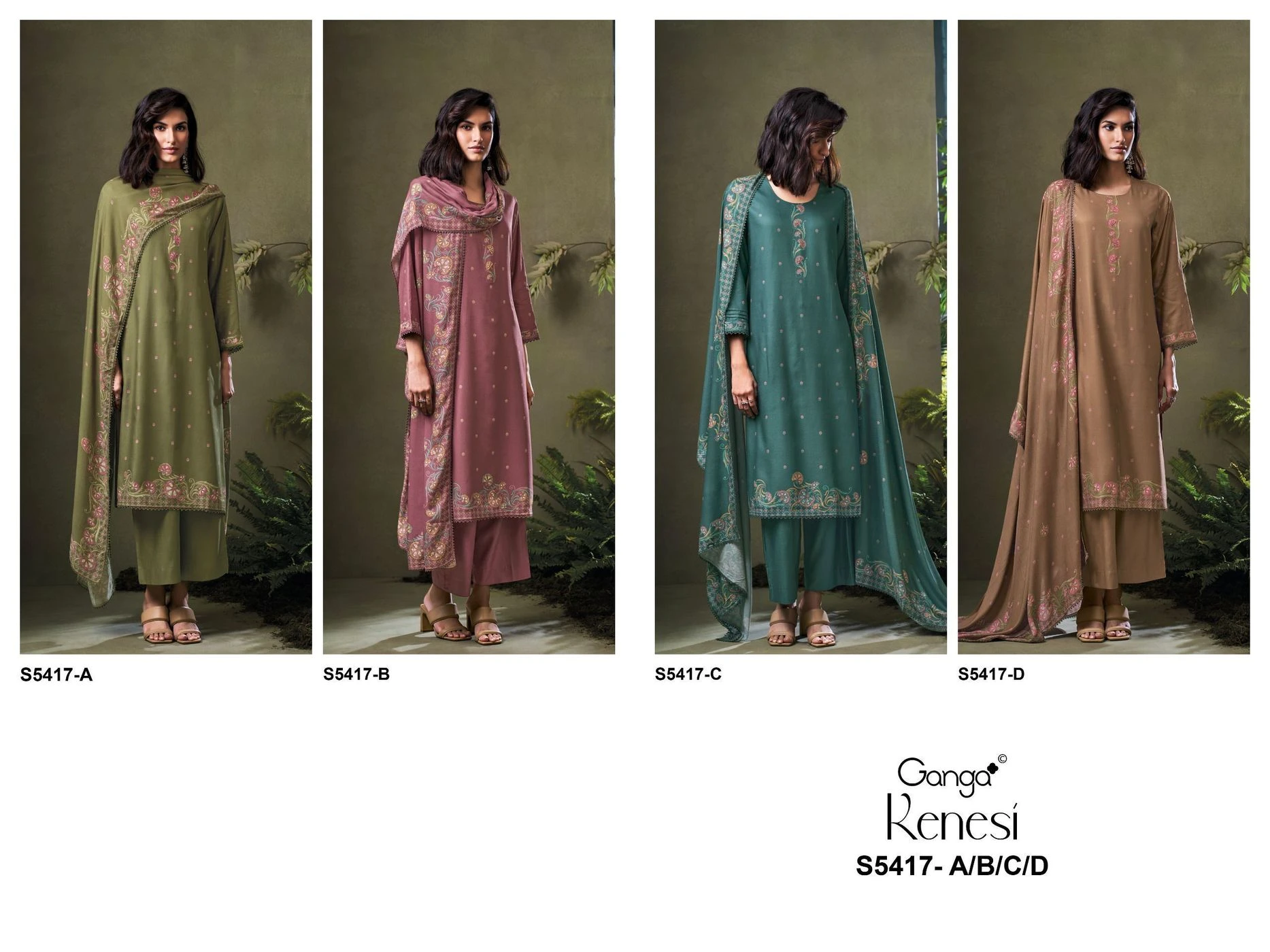 GANGA-KENESI S5417(Rs.1675 per piece: total 4 piece) 5